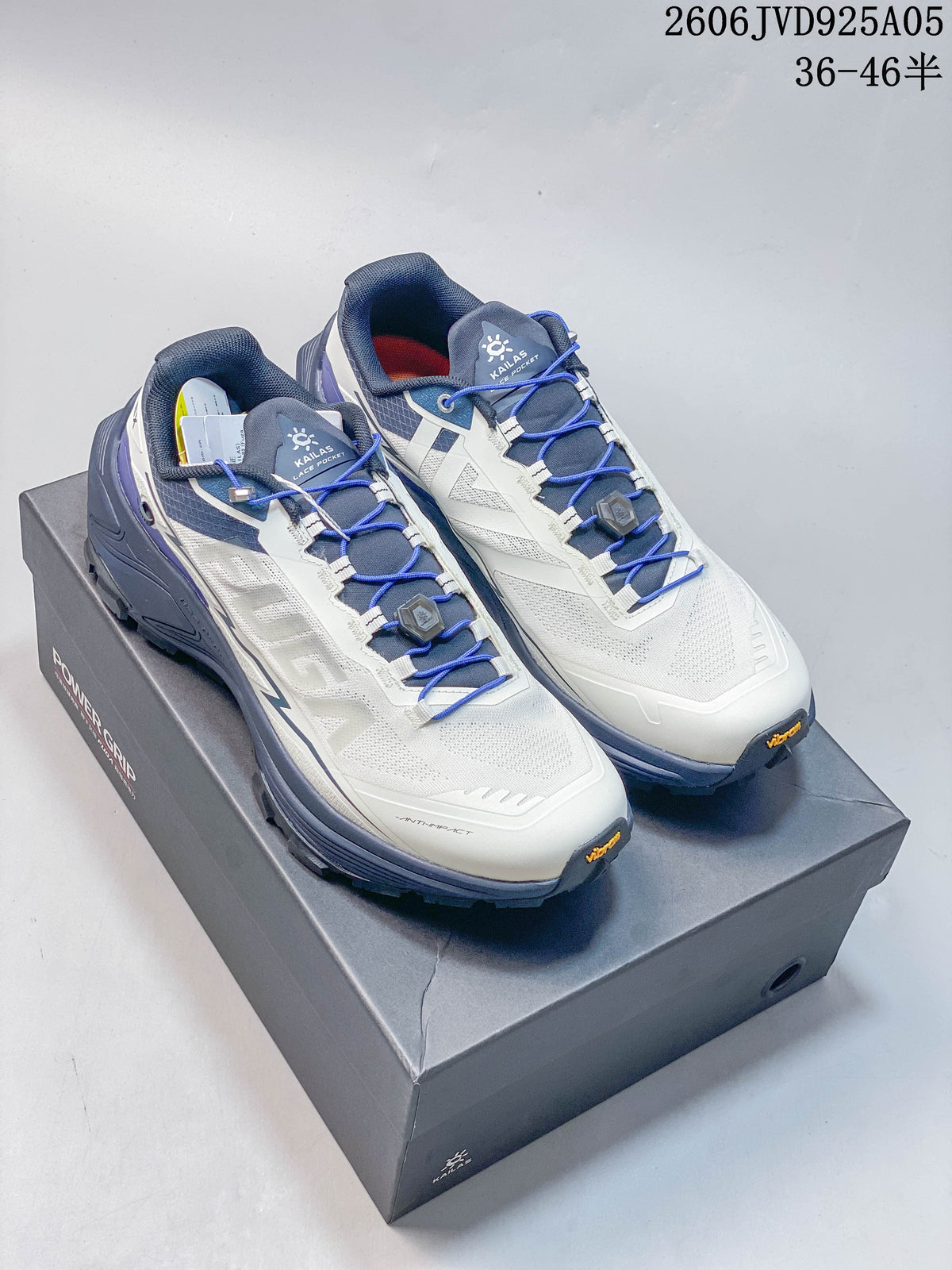 Kailas FUGA EX3 BOA Hiking Shoes White Blue 06JVD925A05