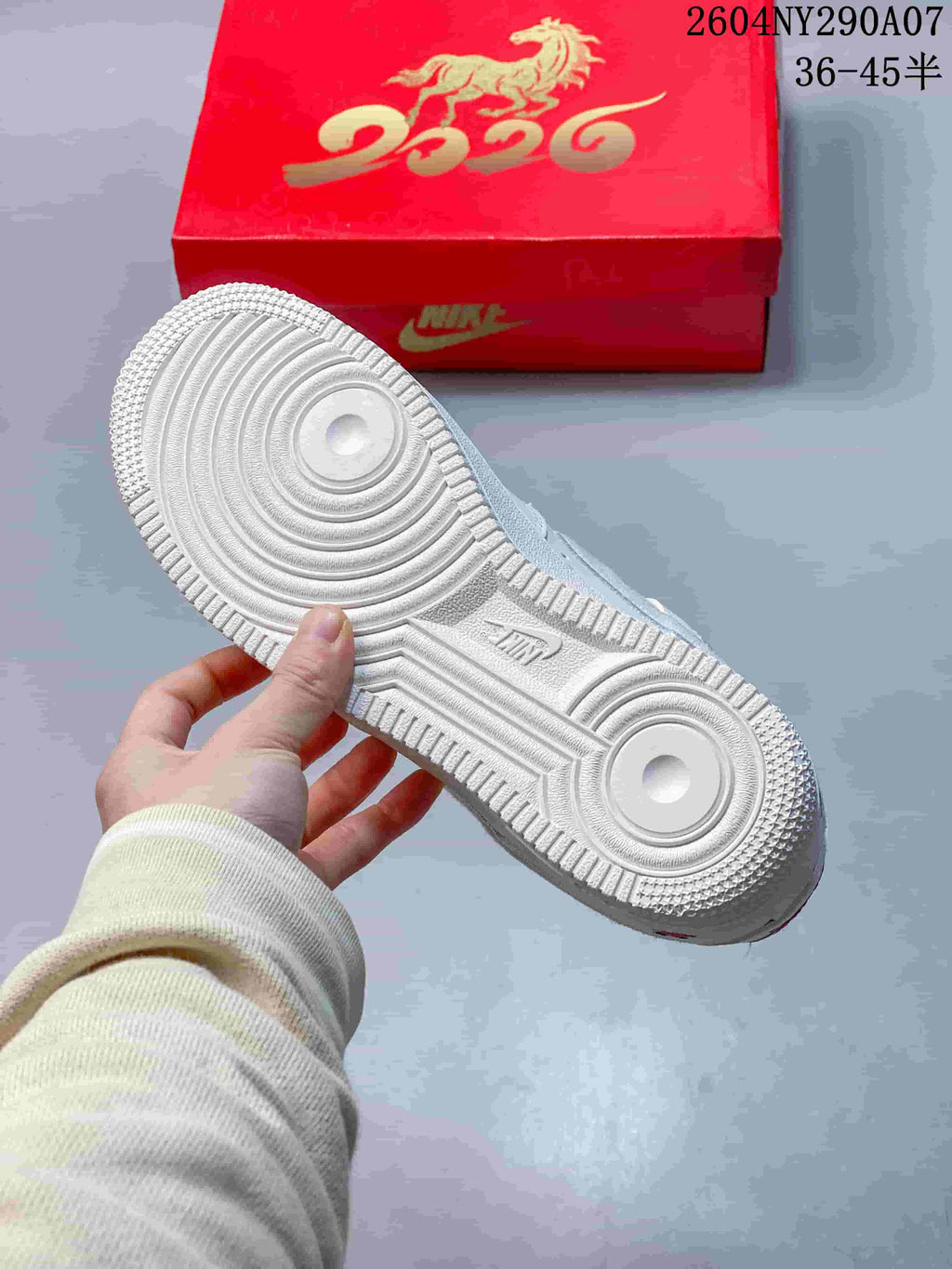 Nike Air Force 1 Low Year of the Horse White Sneakers
